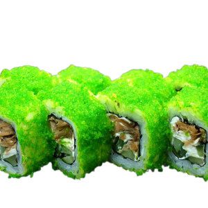 Зеленый с лососем гриль